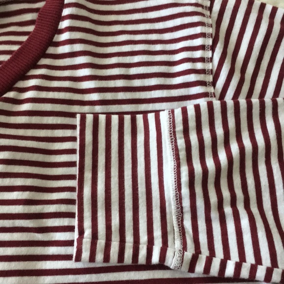 Hollister Lace-Up Long-Sleeve Striped Tee - Picture 6 of 6